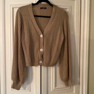 Shein tan sweater. Size large.